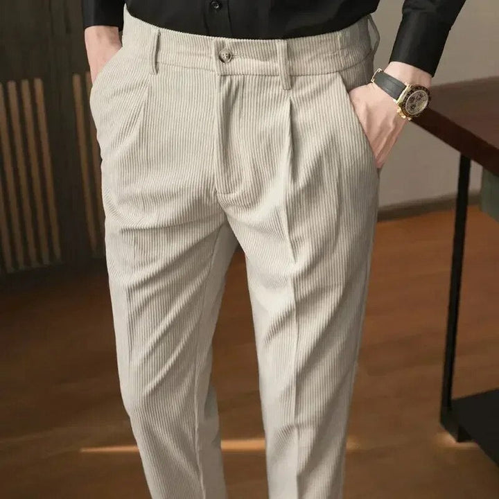 Lune London | Slim Corduroy Pants for Men - Modern Fit