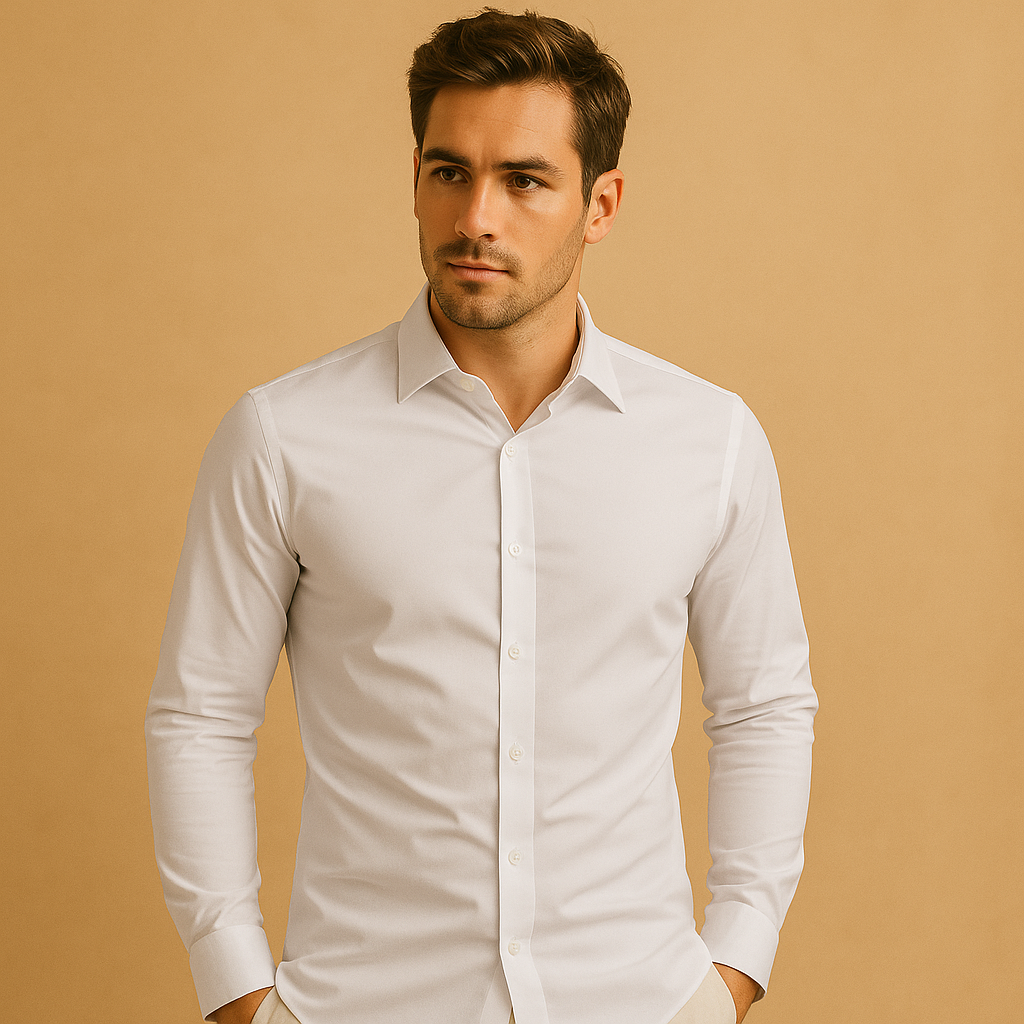 Lune London | Fitted shirt with folded collar for men - Shirts