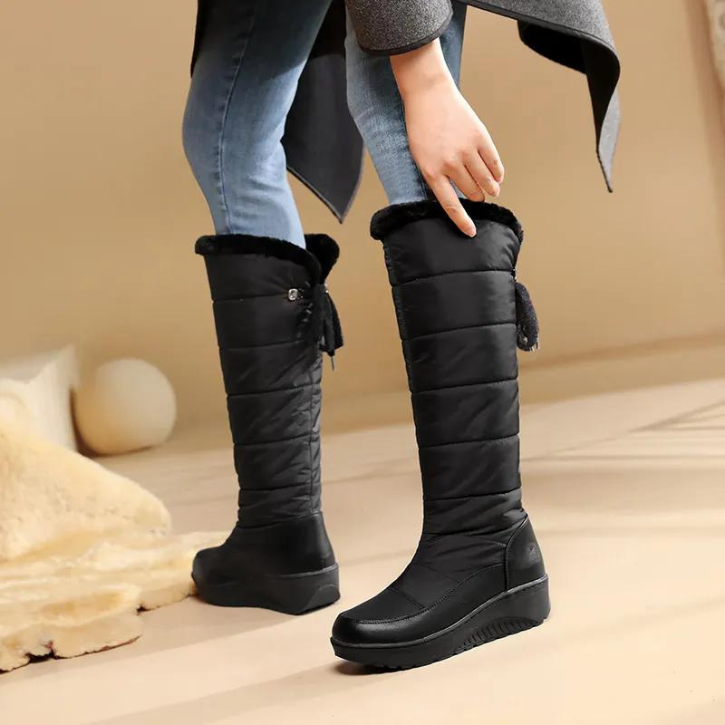Lune London | Mid-calf winter boots for women with warm fur lining
