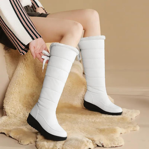 Amarae | Mid-calf winter boots for women with warm fur lining