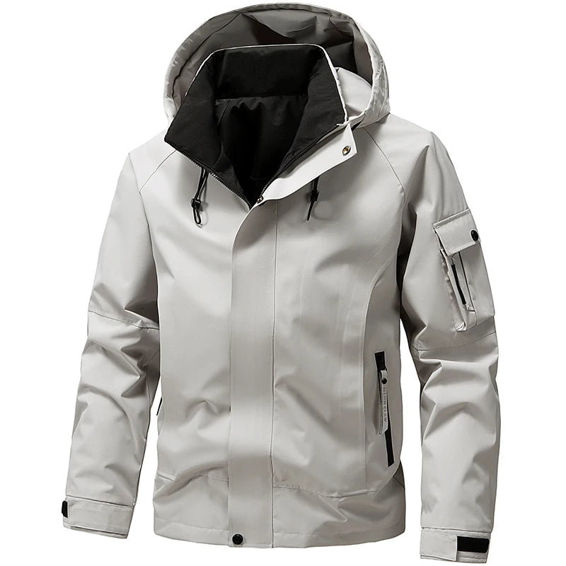 Lune London | Water-repellent softshell jacket - Men with hood