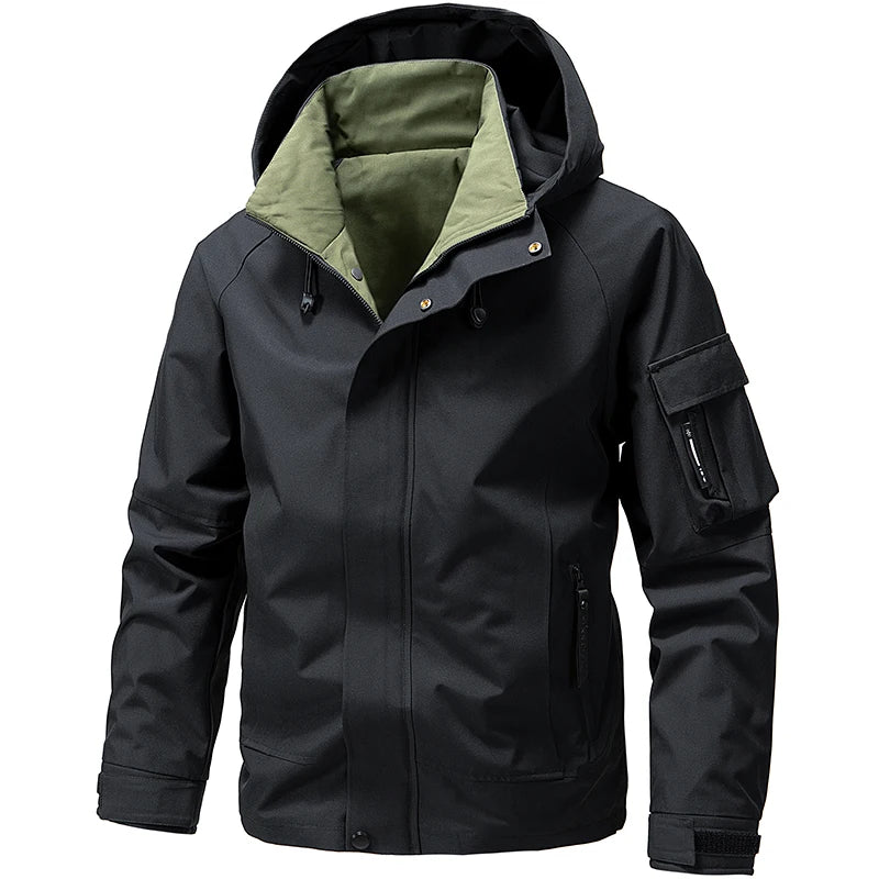 Lune London | Water-repellent softshell jacket - Men with hood