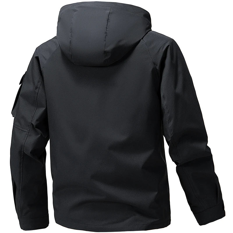 Lune London | Water-repellent softshell jacket - Men with hood