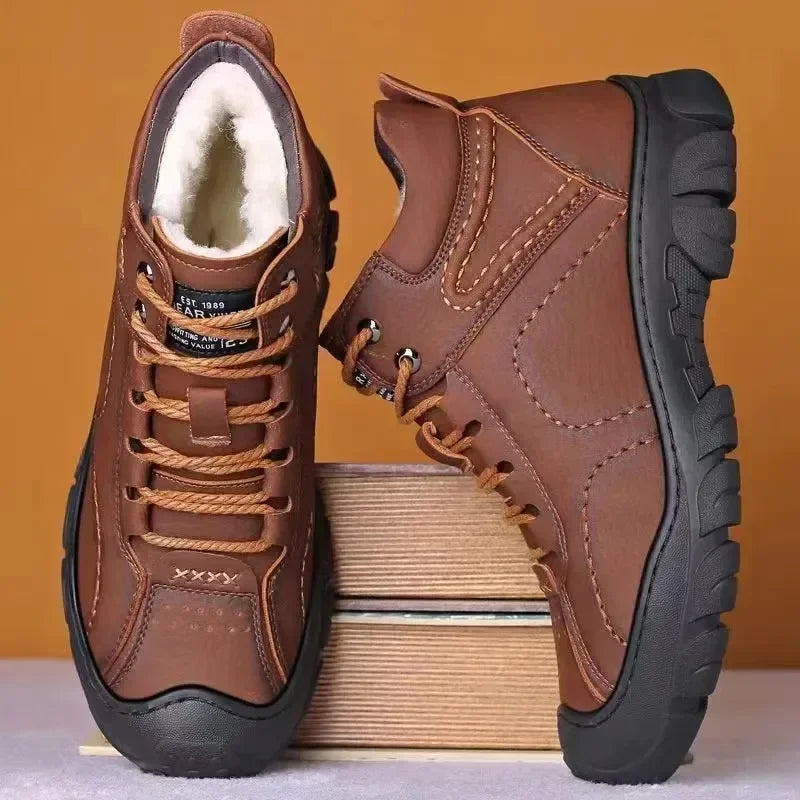 Lune London | Men's winter boots in waterproof leather with non-slip sole