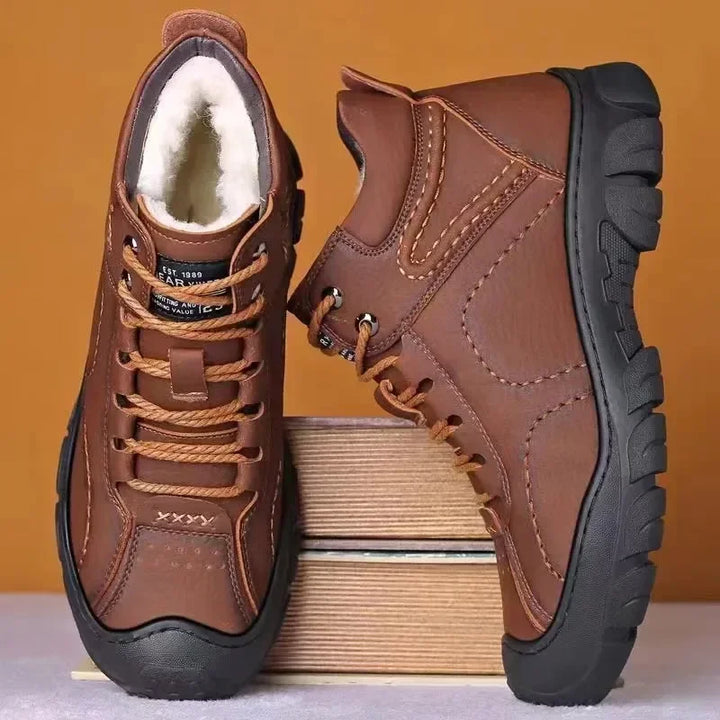 Lune London | Men's winter boots in waterproof leather with non-slip sole