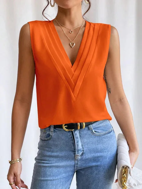 Lune London | Elegant Sleeveless Blouse