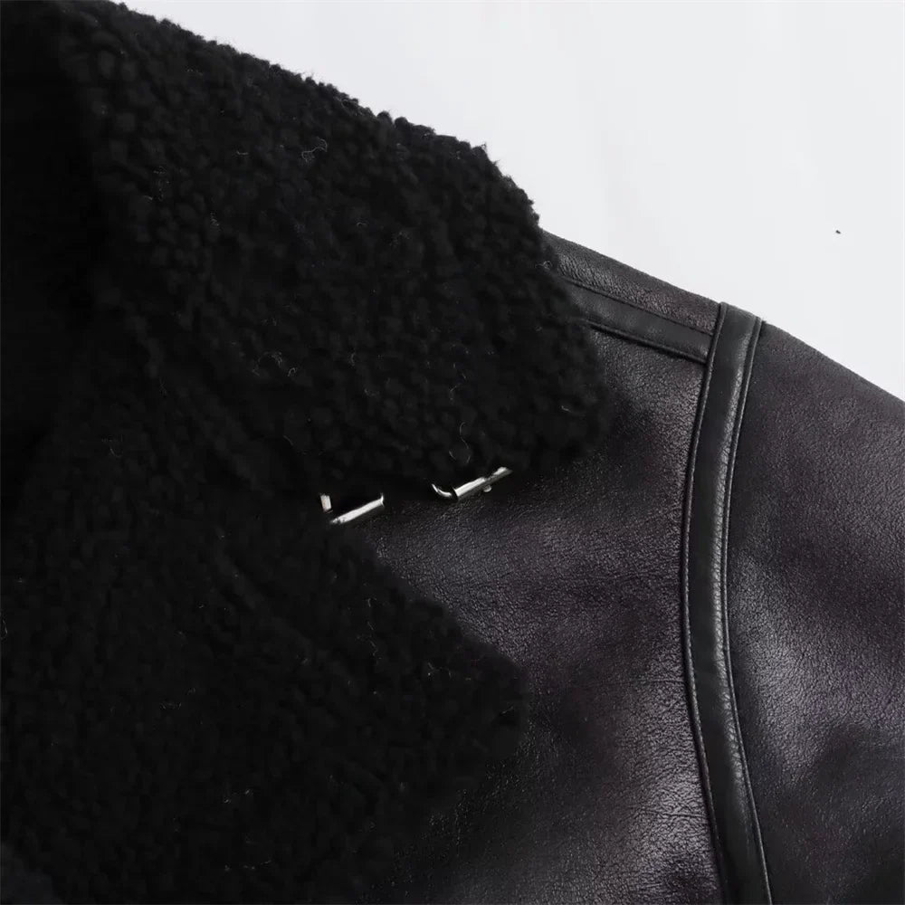 Lune London | Double-faced coat - Elegant and comfortable jacket with belt and modern collar for autumn