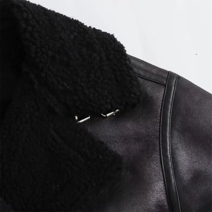 Lune London | Double-faced coat - Elegant and comfortable jacket with belt and modern collar for autumn