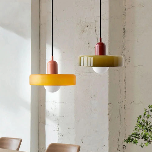 Bauhaus Suspension | Colored Glass