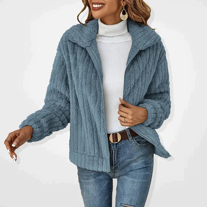 Amarae | Fuzzy Zip Jacket