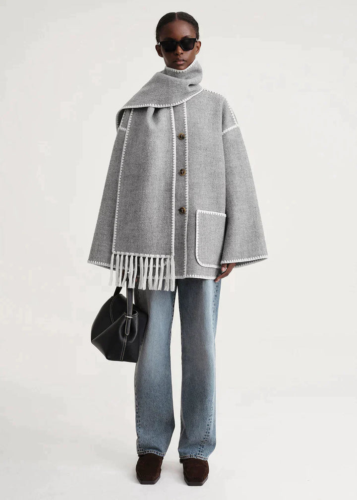 Lune London | Luxury jacket with scarf