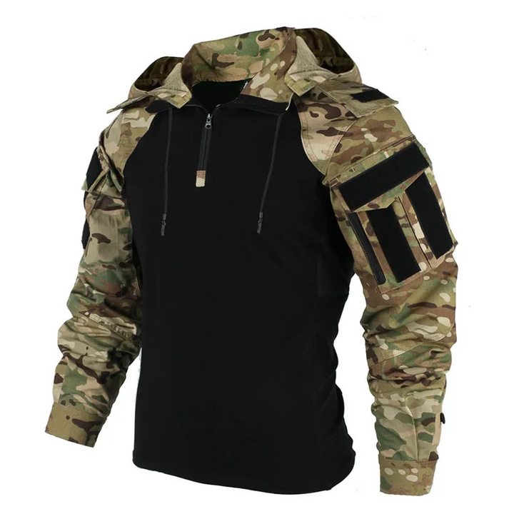 Amarae | Hooded tactical softshell jacket for men