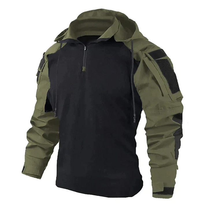 Amarae | Hooded tactical softshell jacket for men