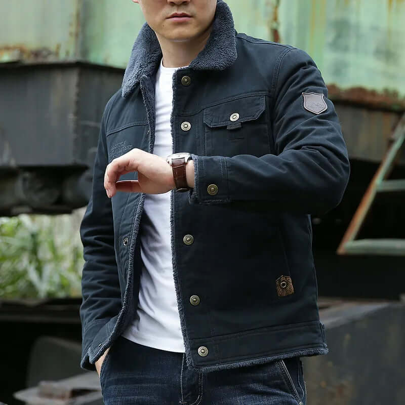 Lune London | Long winter jacket men padded and comfortable