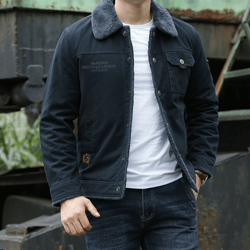 Amarae | Long winter jacket men padded and comfortable