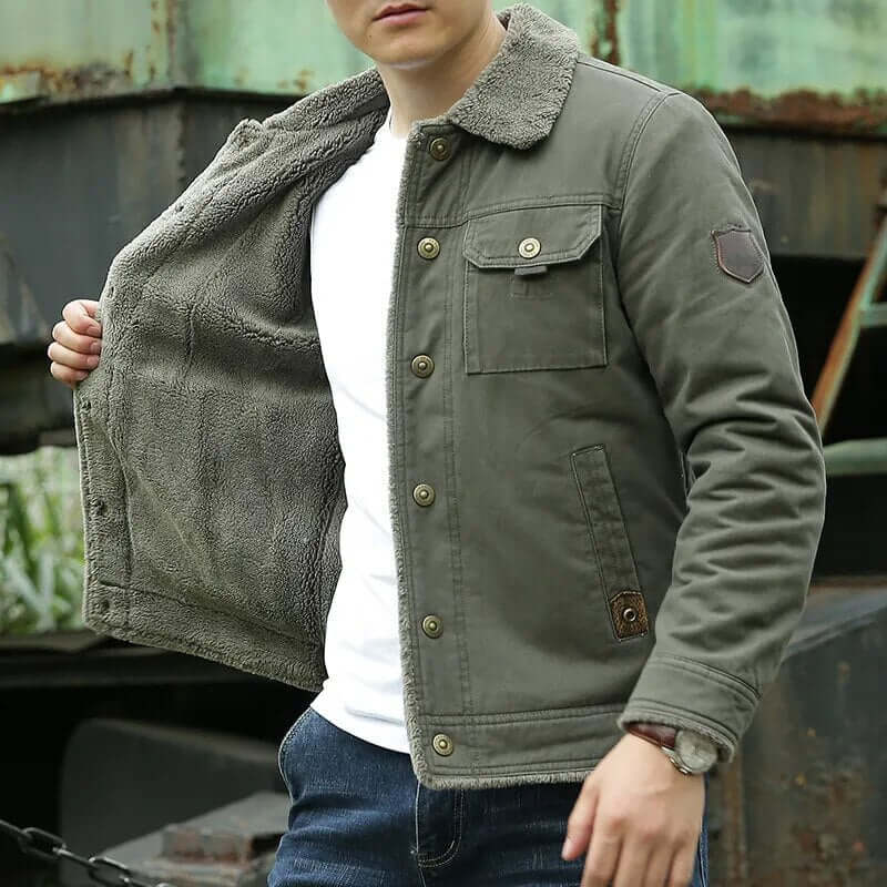 Lune London | Long winter jacket men padded and comfortable