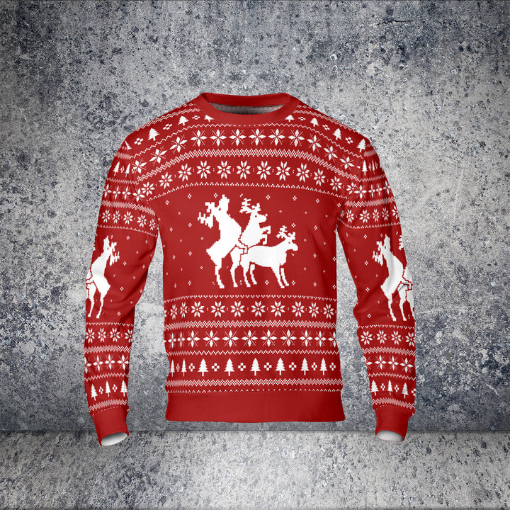 Lune London | Three pretty deer ugly Christmas sweater - HYPERFAVOR