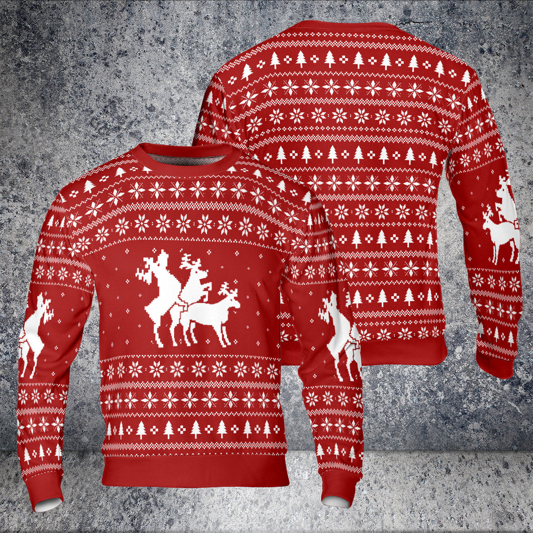 Lune London | Three pretty deer ugly Christmas sweater - HYPERFAVOR