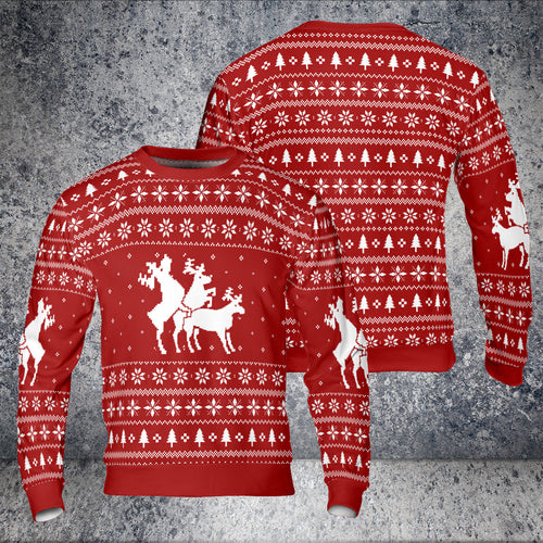 Amarae | Three pretty deer ugly Christmas sweater - HYPERFAVOR