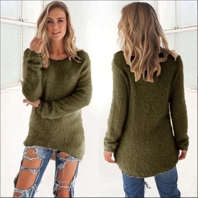 Lune London | Knit Sweater - Soft Fluffy Quality - Casual Fit - Long Sleeves