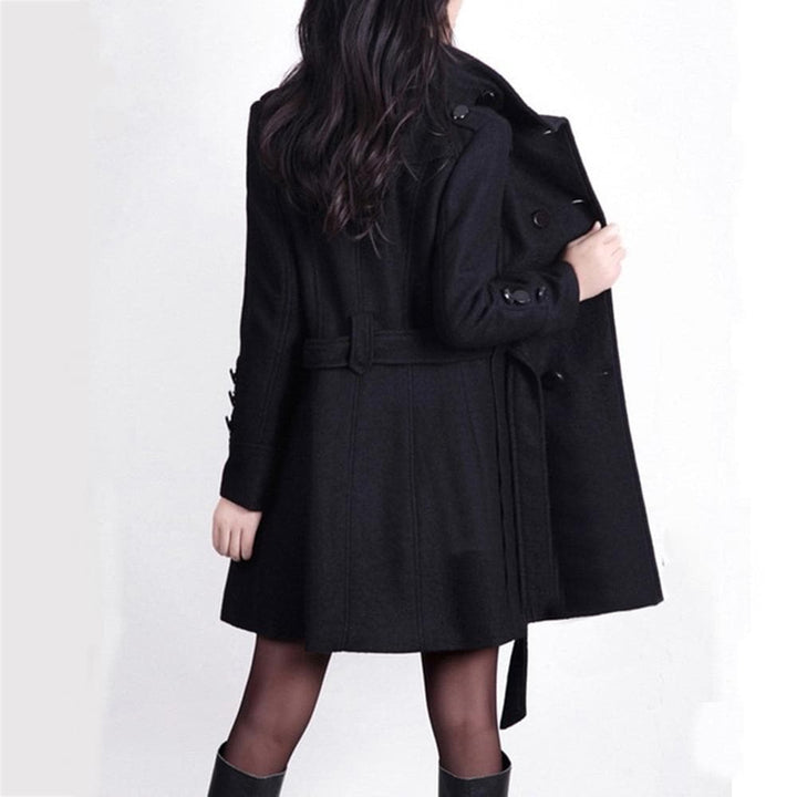 Lune London | Women's trench coat for winter, knee-length, double-breasted
