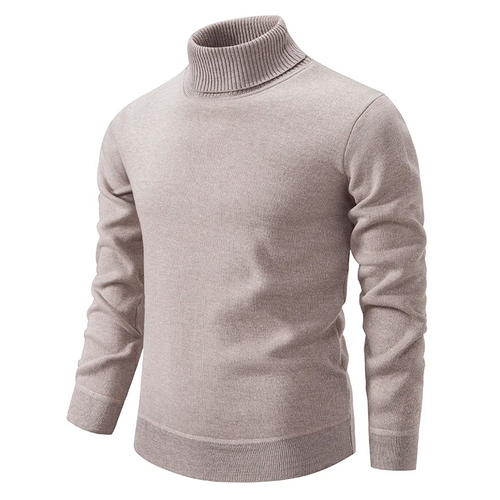 Amarae | Roll neck sweater for men - Cotton blend, classic design