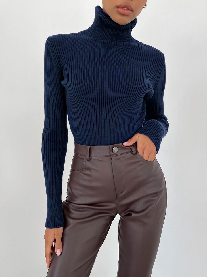 Lune London | Soft Turtleneck Sweater - Winter Cozy High Collar