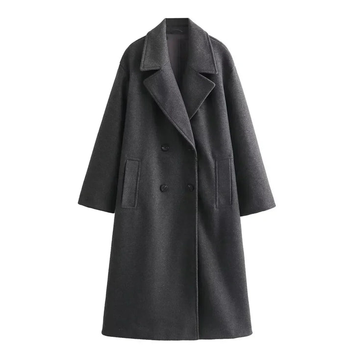 Lune London | Elegant long coat for women - Elegant design - Warm winter coat