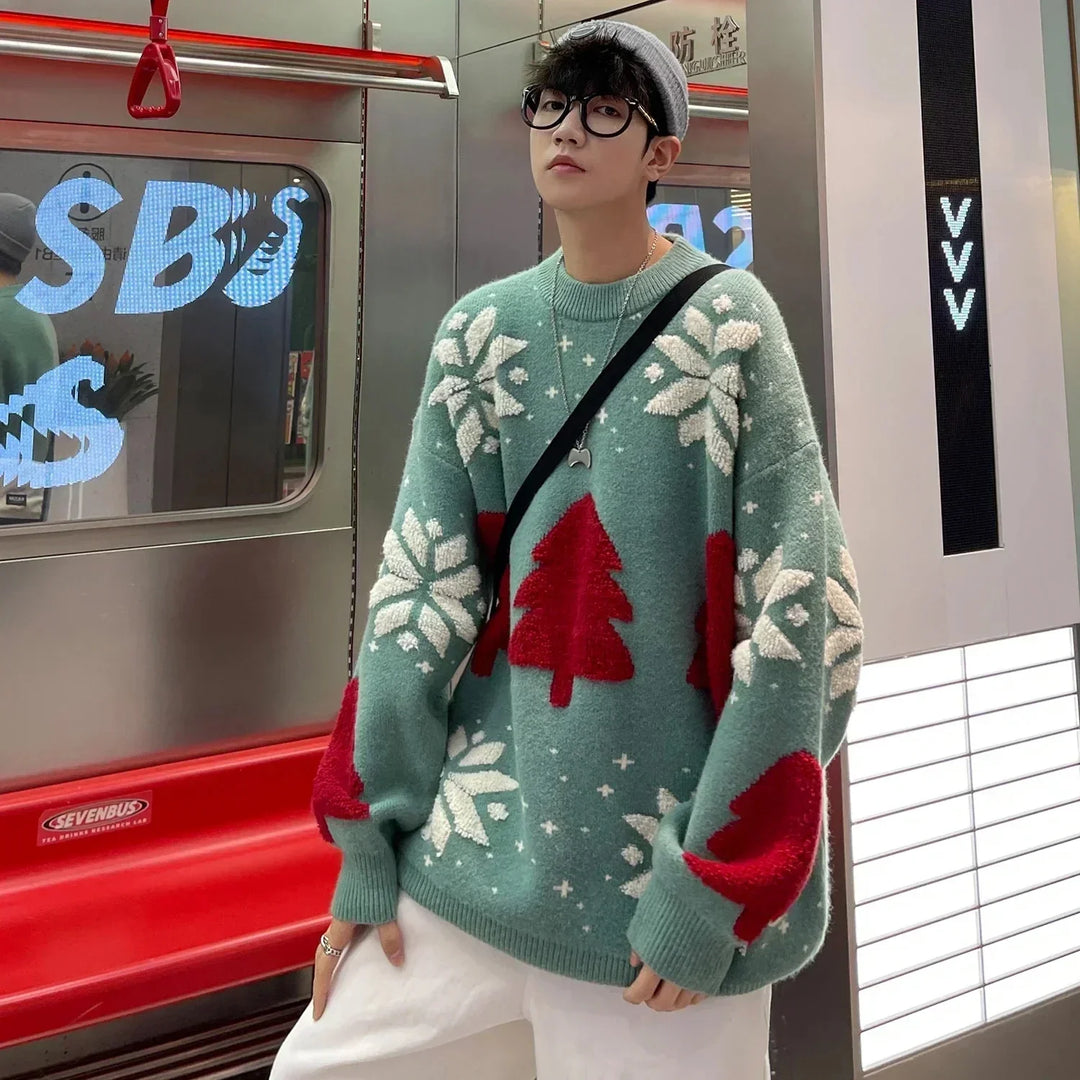 Lune London | Unisex sweatshirt with snowflake - Soft and warm sweater for winter days
