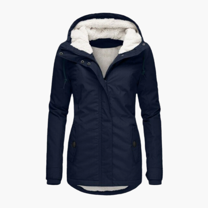 Lune London | Sherpa-Hoodie Winter Jacket - Trendy parka for cold days, tailored fit, perfect everyday companion.