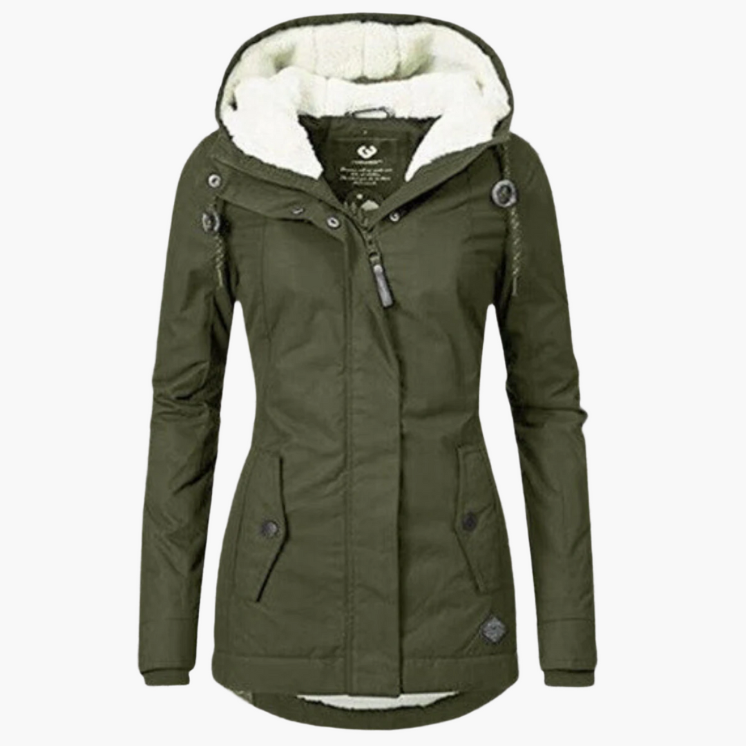 Lune London | Sherpa-Hoodie Winter Jacket - Stylish and warming outdoor parka for cold days