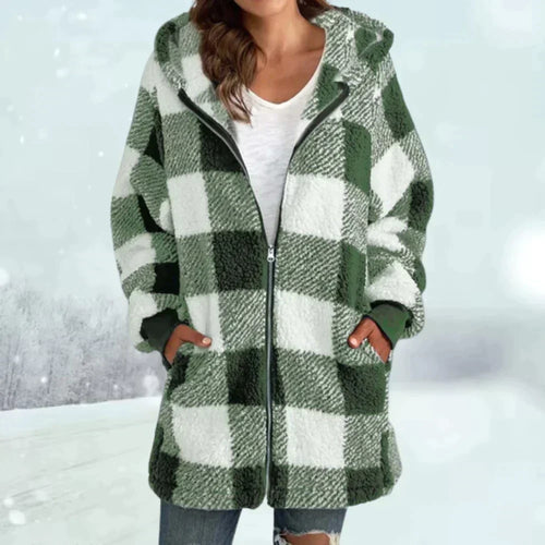 Amarae | Checkered Winter Coat