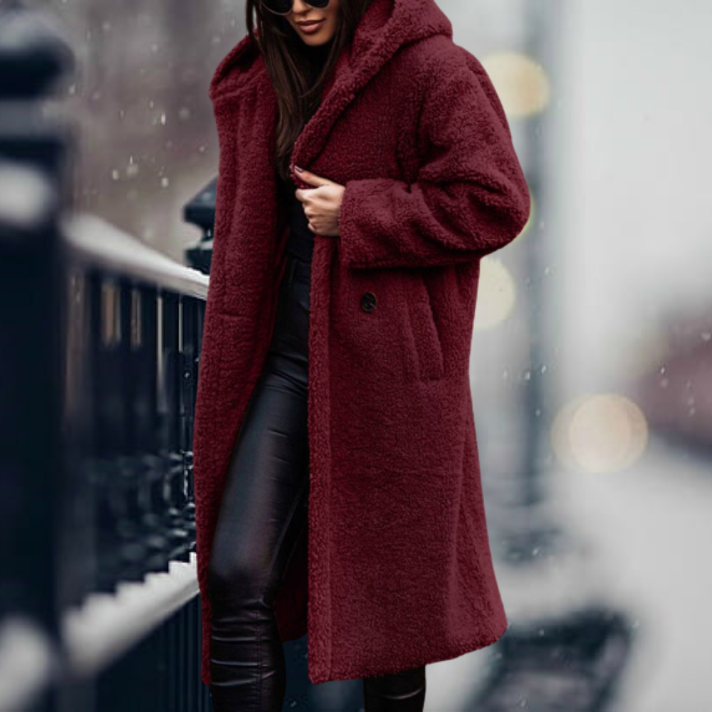 Lune London - The most elegant of elegances Faux Fur Hooded Jacket