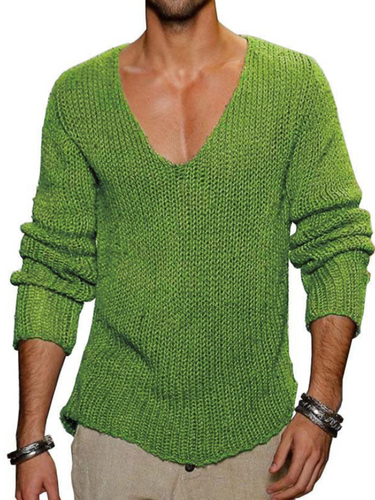 Amarae | V-neck Sweater for Men - Loose Fit