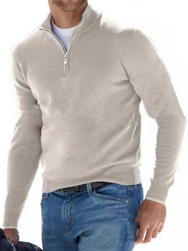 Amarae | V-neck, Knitted Men's Sweater - Regular Fit