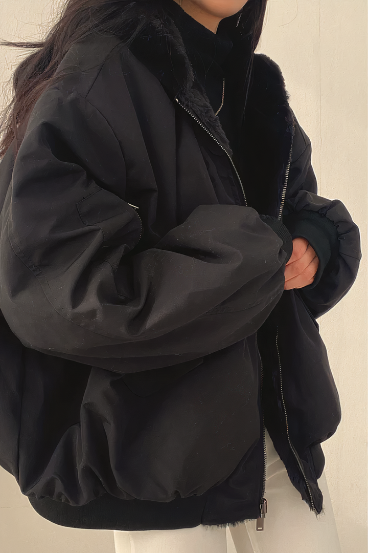 Lune London | Winter coat with cashmere hood