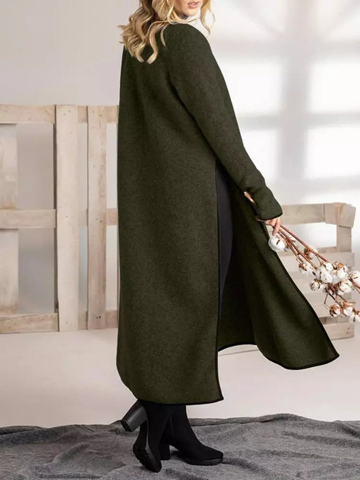 Lune London | Long Split Midi Dress In Relaxed Fit
