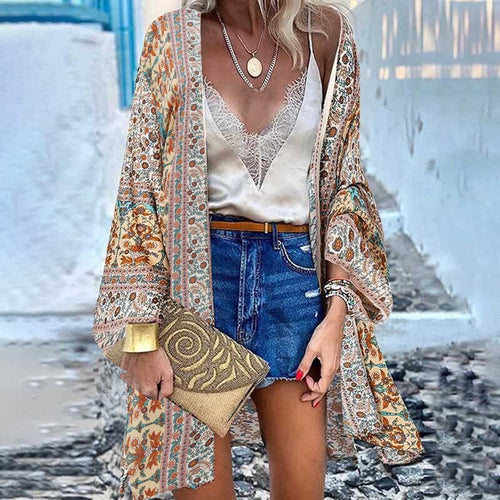 Amarae | Kimono Elevate Your Summer Wardrobe with Our Colorful Printed Kimono