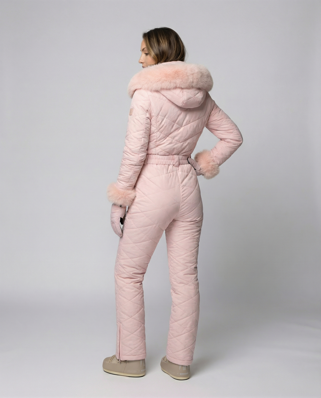 Women’s Winter Snowboard Overall with Zipper & Weather-Resistant Fabric | Lune London