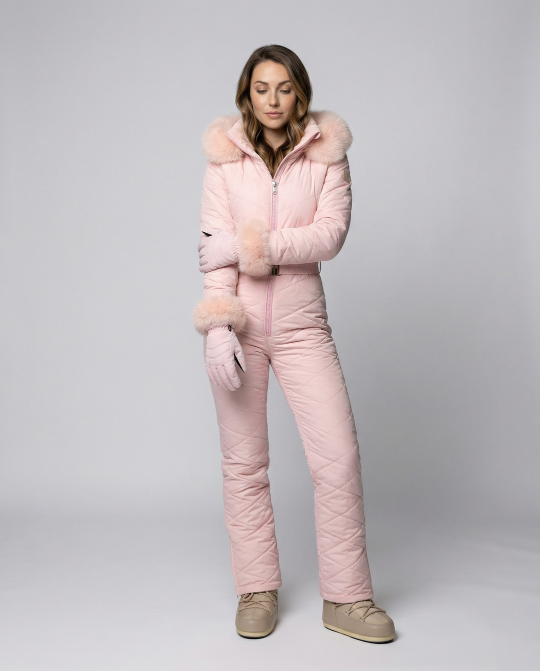 Women’s Winter Snowboard Overall with Zipper & Weather-Resistant Fabric | Lune London