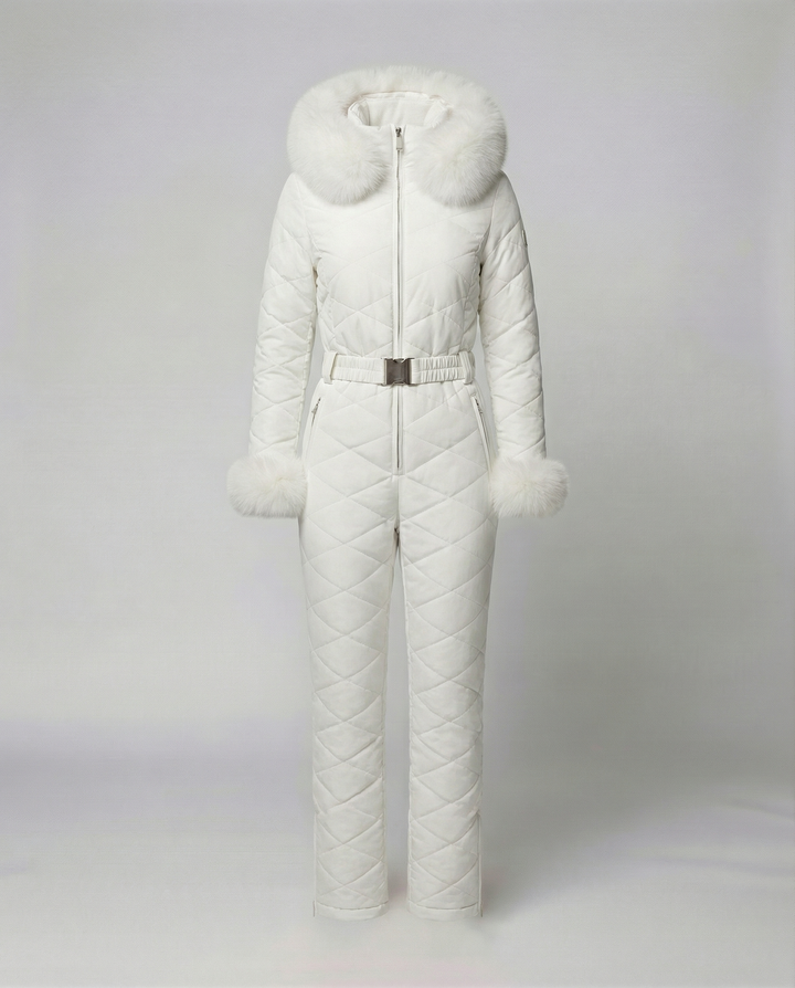 Women’s Winter Snowboard Overall with Zipper & Weather-Resistant Fabric | Lune London
