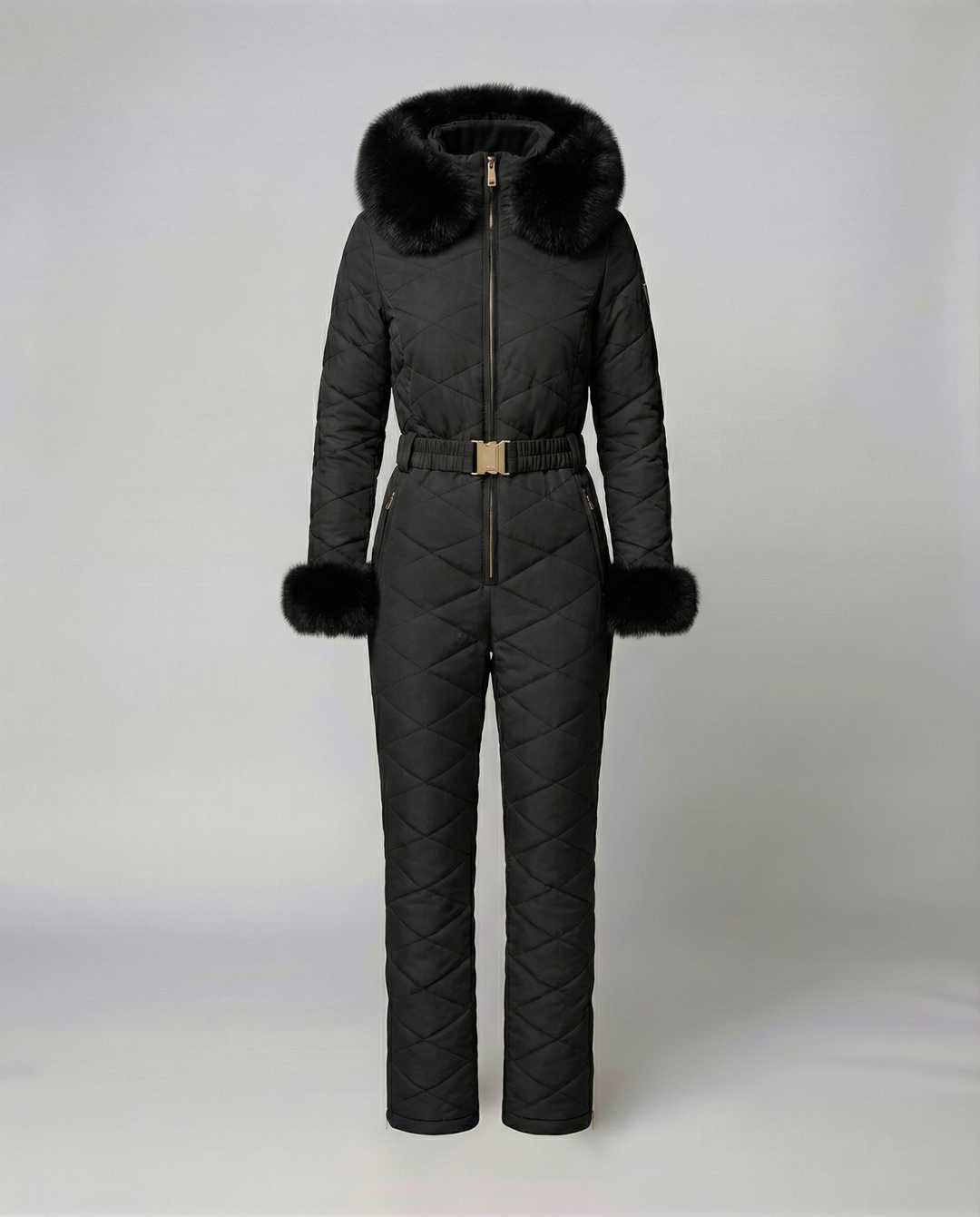 Women’s Winter Snowboard Overall with Zipper & Weather-Resistant Fabric | Lune London
