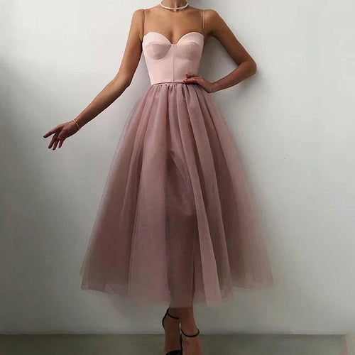 Amarae | Elegant Tulle Corset Evening Dress for Women