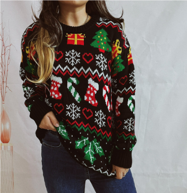Lune London | Women's Christmas Sweater - Flawed Knitted Christmas Sweater