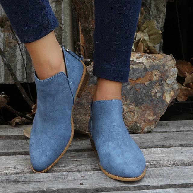 Lune London | Stylish Suede Ankle Boots With