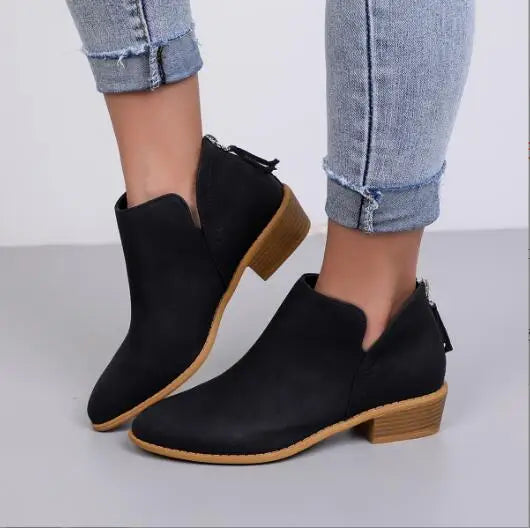 Lune London | Stylish Suede Ankle Boots With