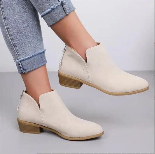 Lune London | Stylish Suede Ankle Boots With