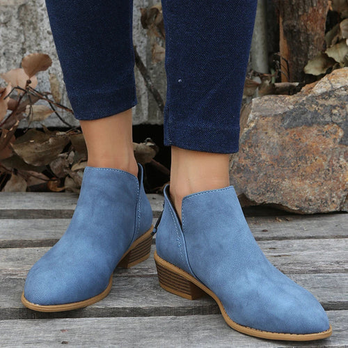 Amarae | Stylish Suede Ankle Boots With