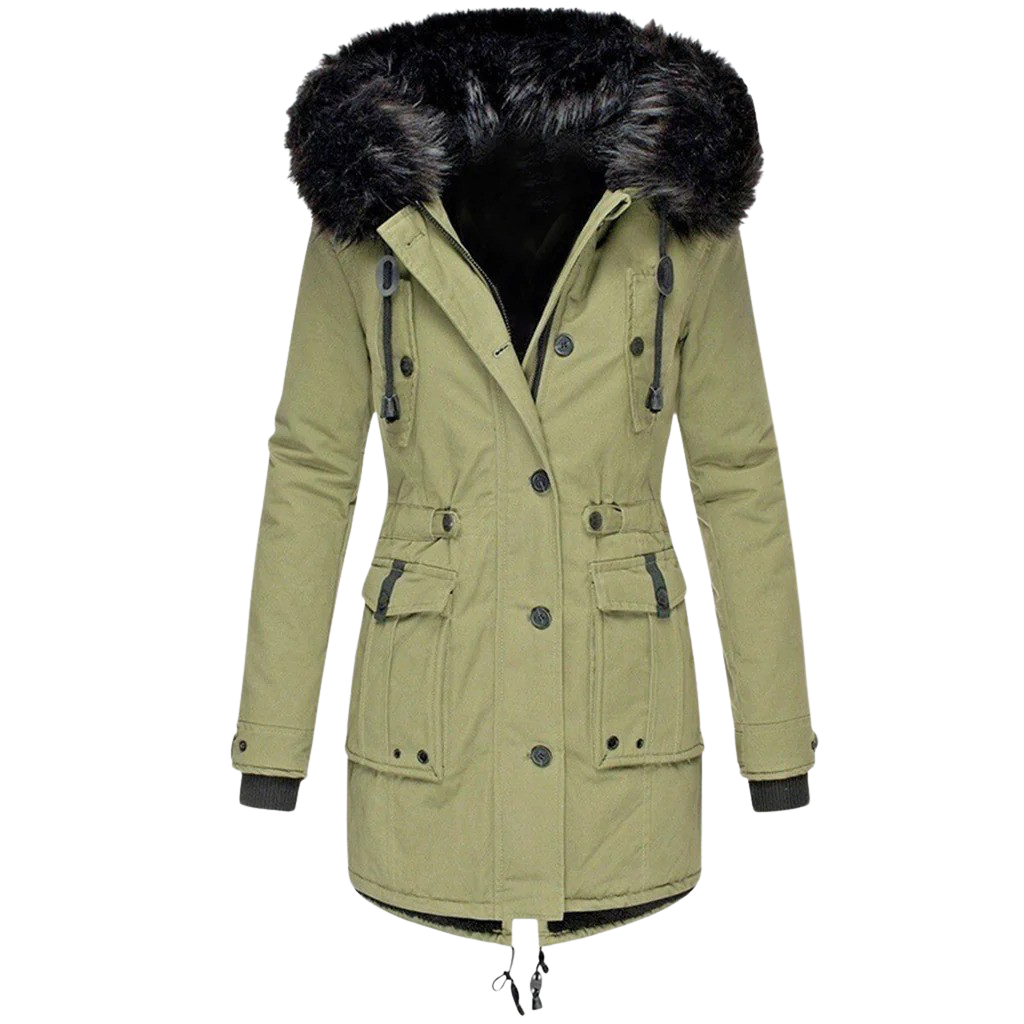 Amarae | Winter Coat with Long Sleeves with Hood