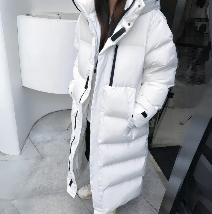 Lune London | Long Padded Coat with Hood